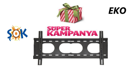 32" 55"  Duvar Tipi, 2 Kademe Yükseklik Ayarlı Askı Aparatı