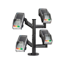 Masaya Sabit Montajlı Çoklu Yazar Kasa Pos Tutucu Standı 