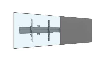 32"-43" 55" Arası Sabit 1 x 2 Duvar Tip Çoklu Monitör İzleme Standları