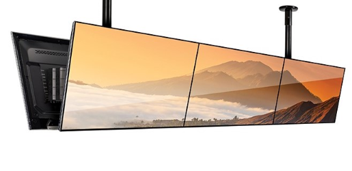 2 x 4 -17"-27" 32" Uyumlu,LCD Çift Bağlantılı Çoklu Tavan Askı Aparatı 85 cm