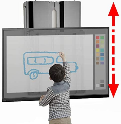 37" 42" 50" 55" 65" 75" 85" Motorlu Duvar Tipi TV Asansörü Uzaktan Kumandalı,Yükseklik Ayarlı, Duvara Montajlı TV LİFT 