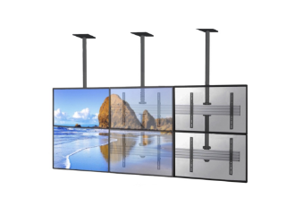 13" 32" 43" Tavan Tip 2 x 3 Çoklu Monitör İzleme Standları