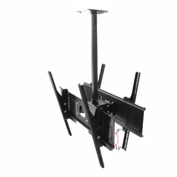 37"-55" 65" 75" Arası / LCD Tavan Askı Aparatı 2TV li Sistem 100 cm