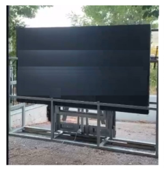 55" 65" 75" 86" 100" 120 " Arası Uyumlu Taşınabilir Akıllı Tahta 125 kğ İnteraktif Endüstriyel TV Askı Standı