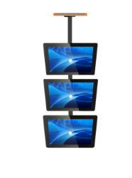 17" 27" 32" Uyumlu, LCD 3lü Bağlantılı Tavan Askı Aparatı 120 Cm