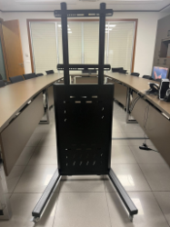 42" 55" 75" Arası Uyumlu Seyyar Tekerlekli Sehpalı Mobil Sunum Standı + İnteraktif Akıllı Tahta Standı