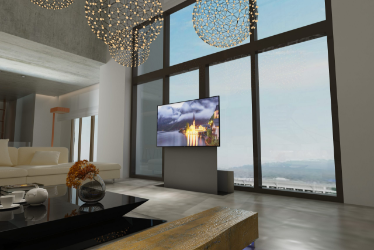 55" 65" 75" 85" 90" 96" XXL Elektrikli TV, Lift Asansörlü, Otomatik Ayarlı, Zemin İçi Gömme Lift