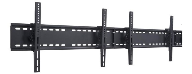 27"-32" 49" Arası Sabit 1 x 2 Duvar Tip Çoklu Monitör İzleme Standı 