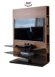 32" 75" Arası Uyumlu Dolap 360° Döner Dolap Sehpa İçi TV Lcd  Mekanizma Standı