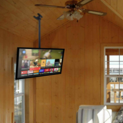 27"-32" 43" 55" 65" Uyumlu, LCD Eğimli Tavan Askı Aparatı 125 cm