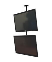 17"43"Uyumlu, LCD Çift Bağlantılı Tavan Askı Aparatı 100 Cm