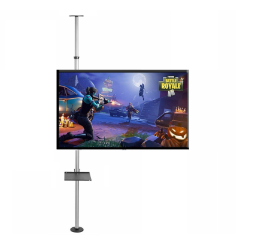  32" 49" 55" 65" Yüksek Portre TV Yerden Zemine Tavan Askı Aparatı