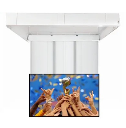 55" 65" 75"  XXL Elektrikli Tavan lifti + Aşağı Akarlı Sistem Otomatik Kumandalı Ayarlı, Gömme Lift