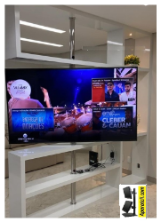 27" 65" 75" Arası LCD Tv Dolap İçi Arası 360° Döner TV Sehpa Lcd Askı Aparatı