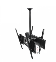 37"-55" 65"  Arası / LCD Tavan Askı Aparatı 2TV li Sistem 